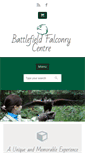 Mobile Screenshot of battlefieldfalconrycentre.co.uk